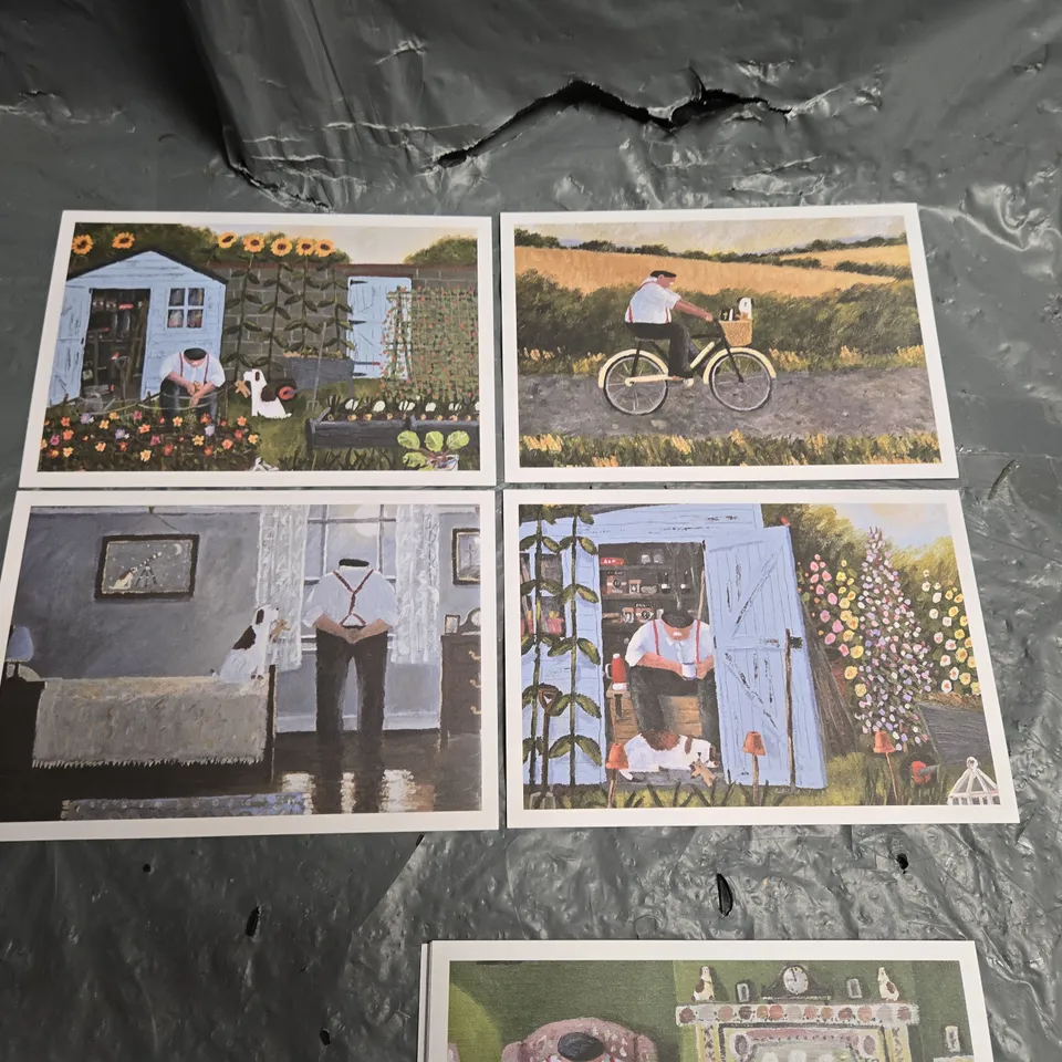 Gary Bunt Art Prints Collection – Garden & Coastal Scenes (Set of 10)