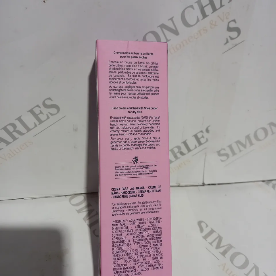 L'OCCITANE SHEA LAVENDER HAND CREAM 150ML