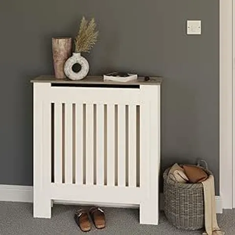 BOXED LONGSLOW RADIATOR COVER, SMALL - WHITE (1 BOX)