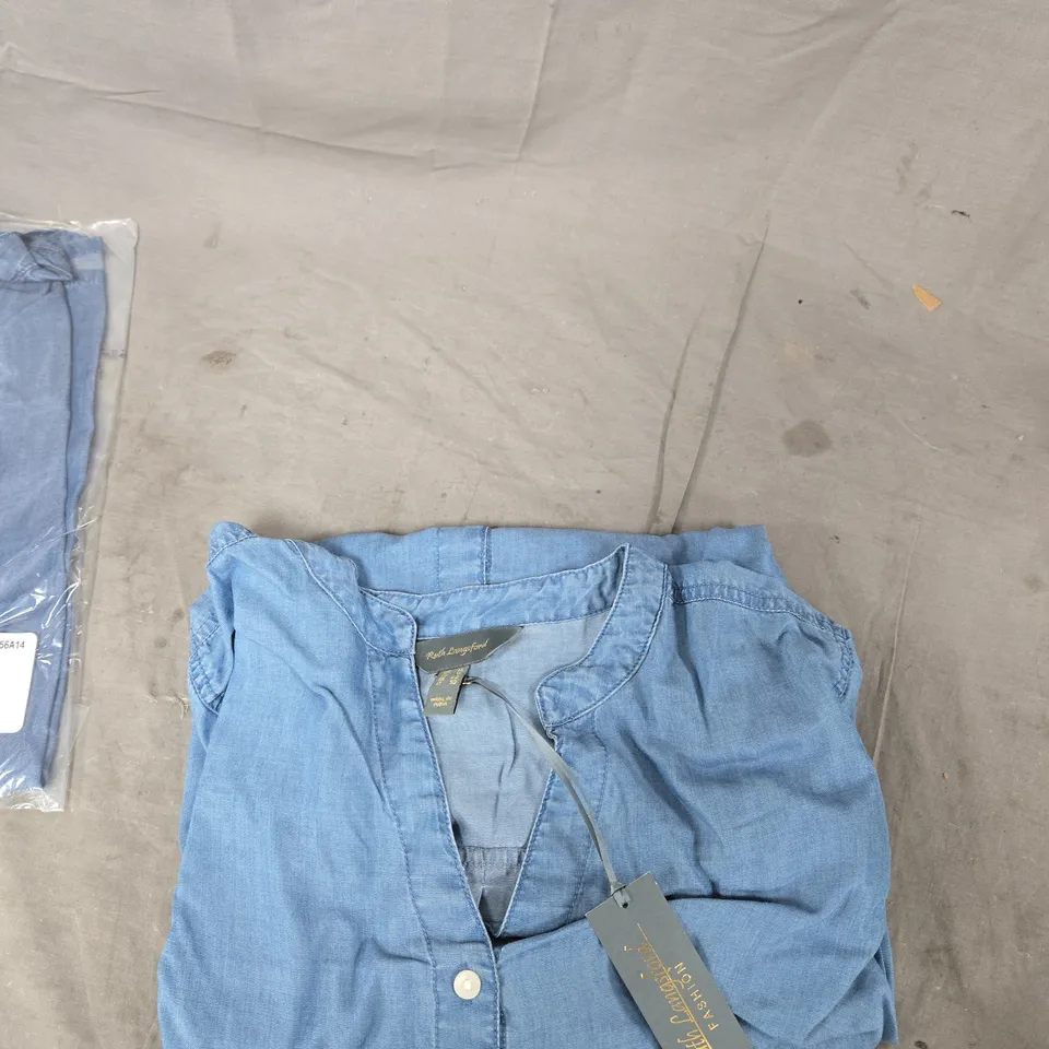 RUTH LANGFORD DENIM SHIRT – UK 18 (US 14) –