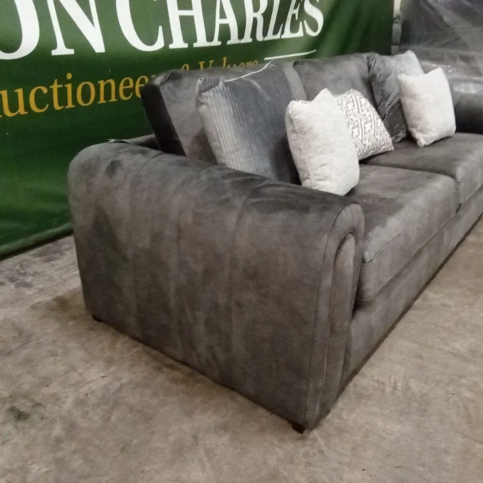 AMARA 3 SEATER SOFA - CHARCOAL RRP £1499