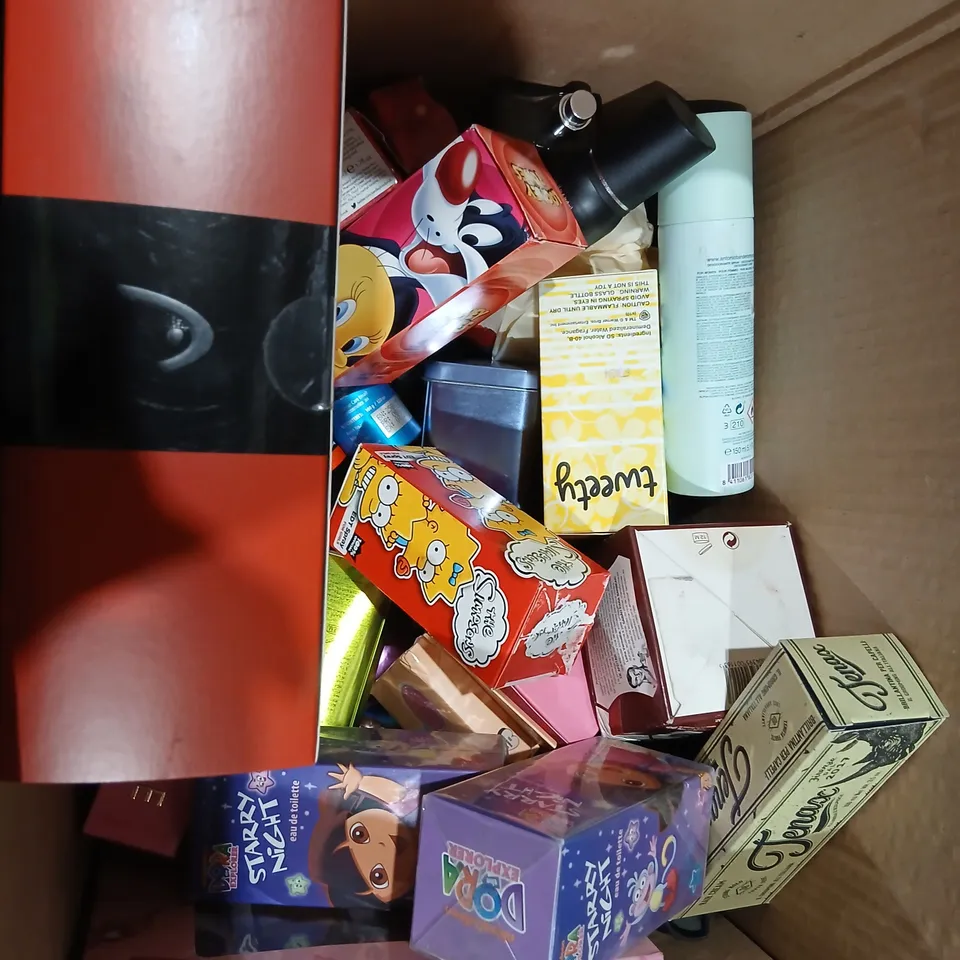 APPROXINATELY 30 ASSORTED HEALTH AND BEAUTY PRODUCTS TO INCLUDE; MELINDA MESSENGER, STORM, FOGG, THE SIMPSONS AND HEAD