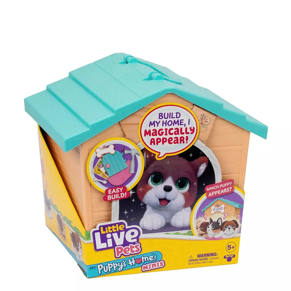 LITTLE LIVE PETS MY PUPPY'S HOME MINIS - TEAL & ORANGE HOME