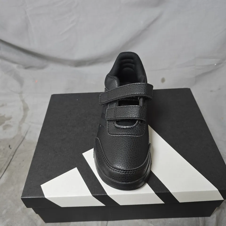 ADIDAS KIDS' BLACK VELCRO STRAP SNEAKERS KIDS SIZE 1