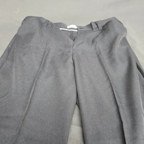 FARAH 80'S HOPSACK TROUSERS IN GREY - SIZE 36/30