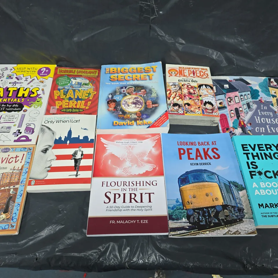 LARGE QUANTITY OF ASSORTED FICTION & NON-FICTION BOOKS - COLLECTION ONLY