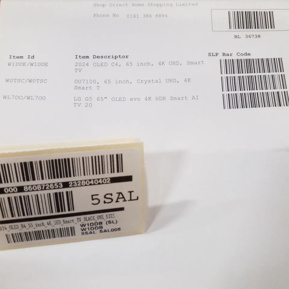 PALLET CONTAINING APPROXIMATELY 4 ASSORTED DAMAGED TVS