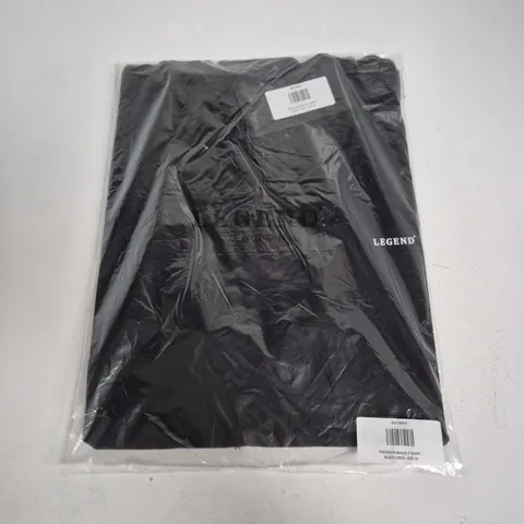 BAGGED LEGEND PREMIUM BASICS T-SHIRT IN BLACK - MEDIUM