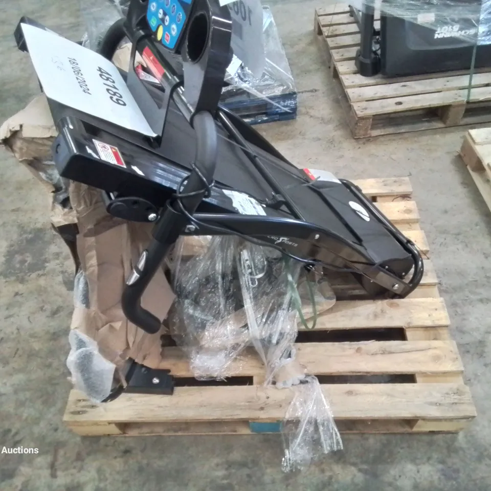 SUNNY HEALTH & FITNESS INDOOR CYCLING MACHINE AND NERO PRO ELECTRIC MOTORISED TREADMILL - UNPROCESSED RAW RETURNS