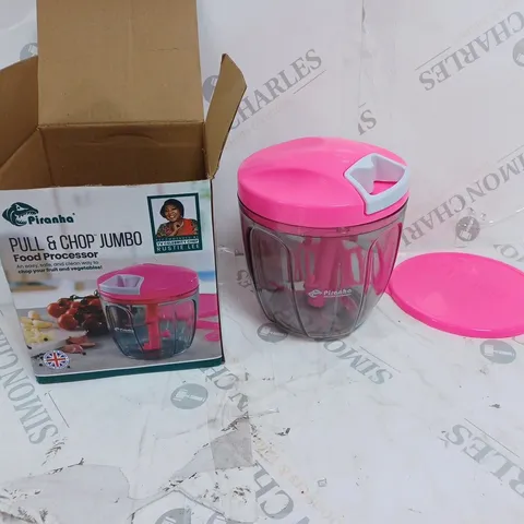PIRANHA PULL AND CHOP JUMBO FOOD PROCESSOR X3