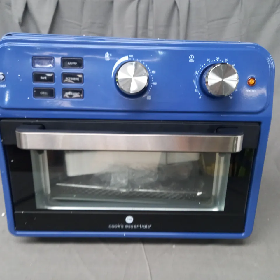 BOXED COOK'S ESSENTIAL 21-LITRE AIRFRYER OVEN IN BLUE