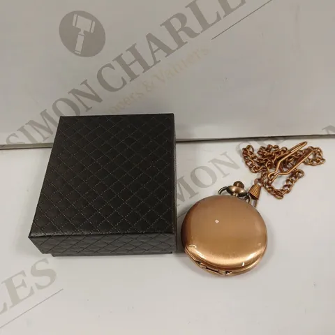 MENS EDISON POCKET WATCH WITH CHAIN