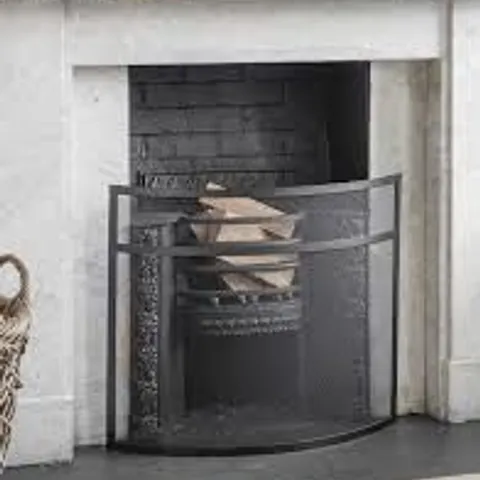 BOXED BRETFORTON FIRE SCREEN SMALL BLACK