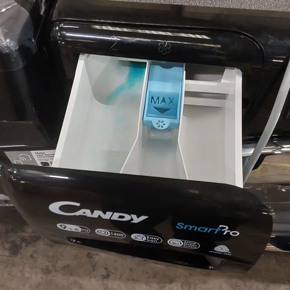 CANDY SMART PRO SIMPL- FI WASHER DRYER IN BLACK, MODEL: CSOW4963TWCBE80