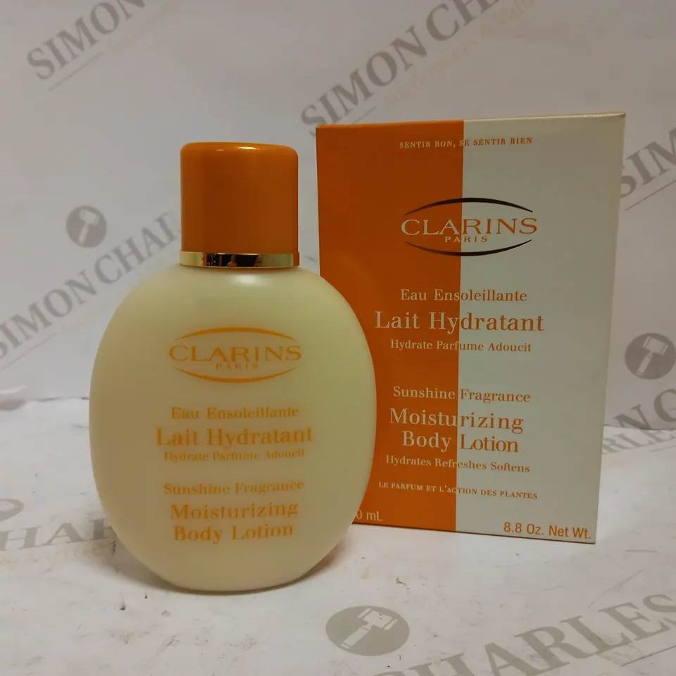 CLARINS SUNSHINE FRAGRANCE MOISTURISING BODY LOTION 250ML