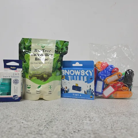 APPROXIMATELY 10 ASSORTED HOUSEHOLD ITEMS TO INCLUDE 2-IN-1 ERASER & SHARPENER, ETC