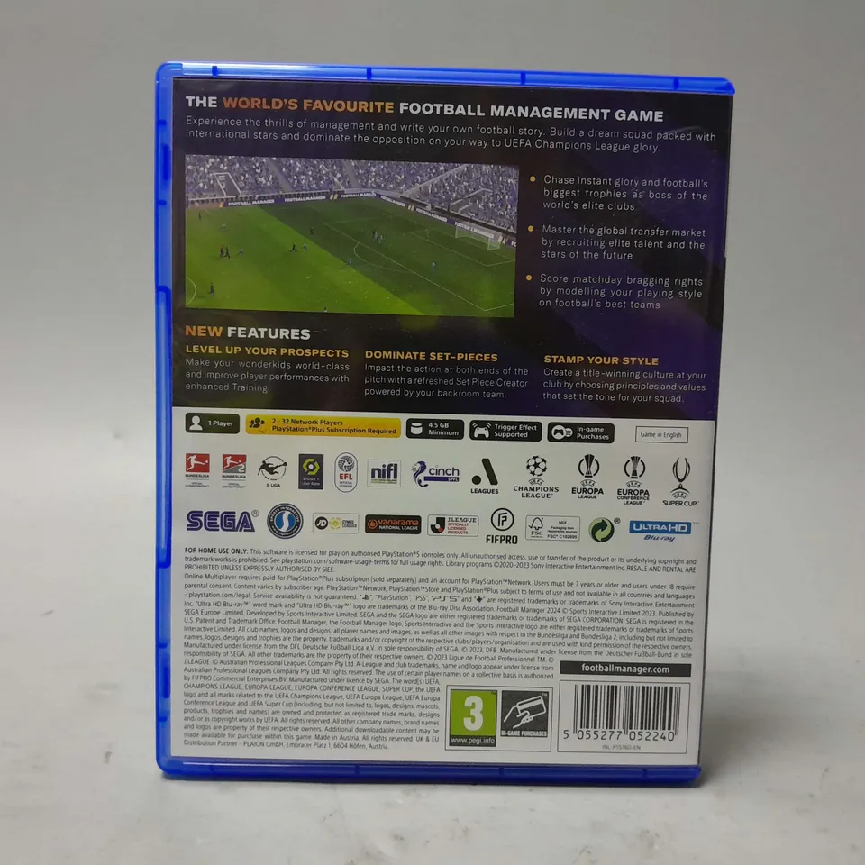 FOOTBALL MANAGER CONSOLE 2024 (PS5)