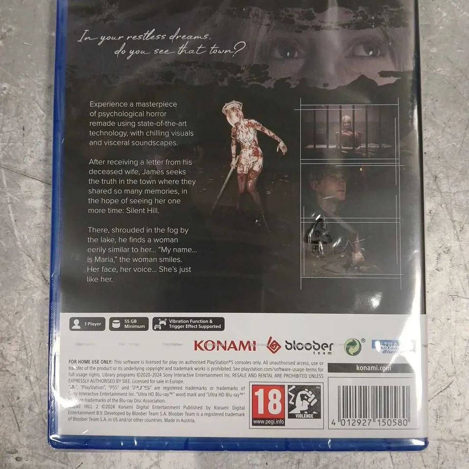 SEALED SILENT HILL 2 FOR PS5 