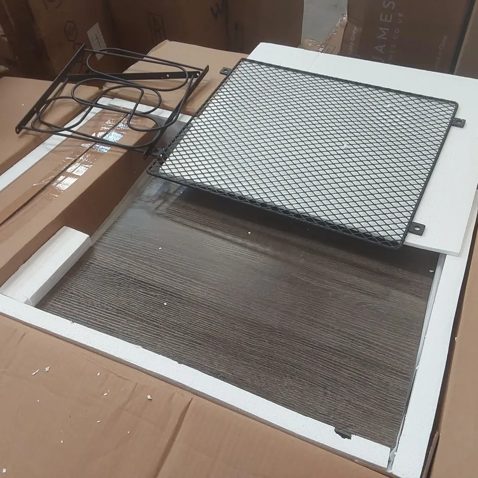 BOXED RECORD STORAGE CABINET 