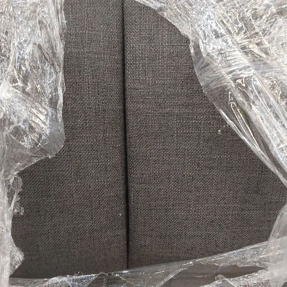BAGGED DESIGNER 150cm KING SIZE FABRIC UPHOLSTERED HEADBOARD - CHARCOAL 