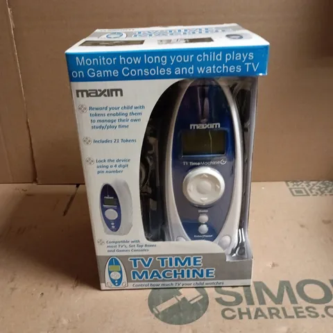 MAXIM TV TIME MACHINE BLUE BOXED