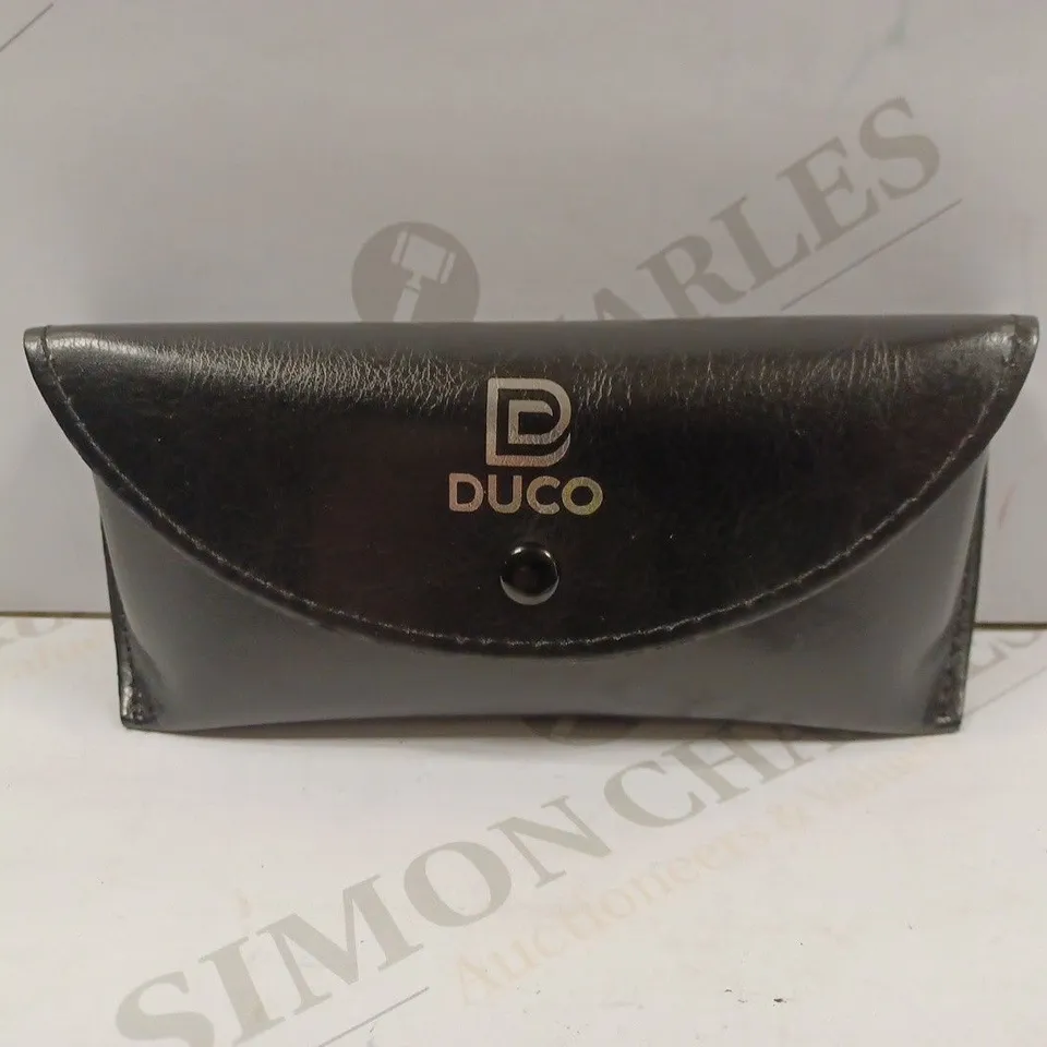 DUCO 38TH AVENUE JOHN F KENNEDY WOOD & PLASTIC GLASSES WITH CASE