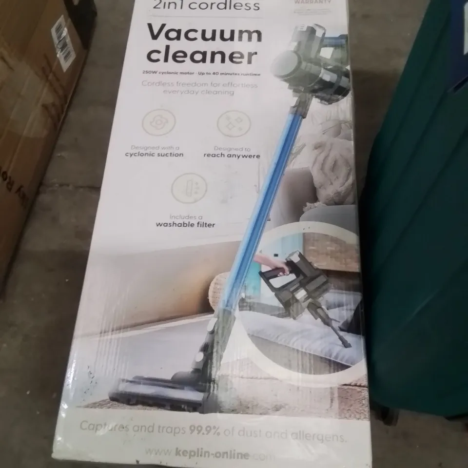 BOXED KEPLIN 2IN1 CORDLESS VACUUM CLEANER 