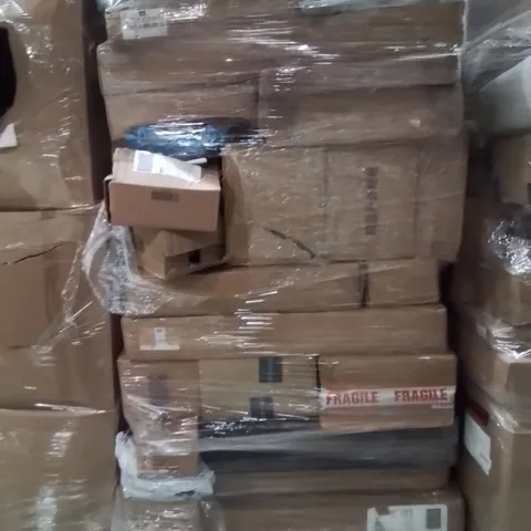 PALLET OF ASSORTED HOUSEHOLD GOODS AND PRODUCTS TO INCLUDE;WINDOW CAMERA,ELECTRIC SANDER,PRIVACY SCREEN PROTECTOR 