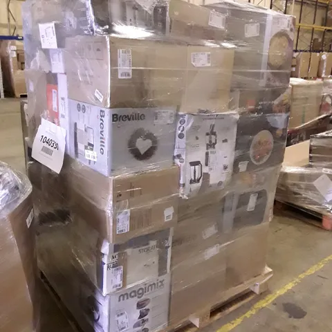 PALLET OF APPROXIMATELY 37 UNPROCESSED RAW RETURN HOUSEHOLD AND ELECTRICAL GOODS TO INCLUDE;