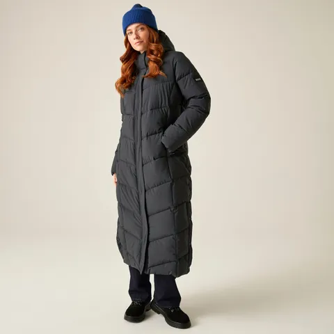 BRAND NEW REGATTA WOMEN'S ELORIA QUILTED JACKET IN ASH - 8