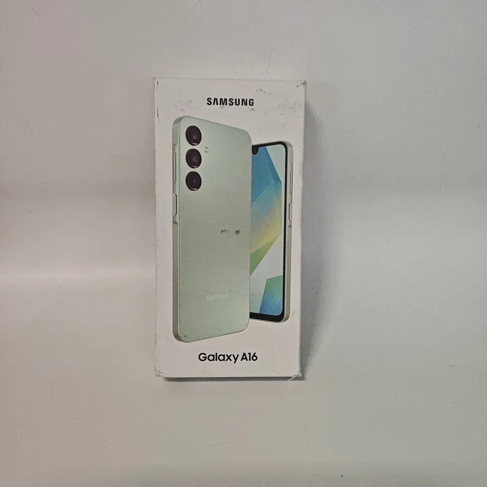 BOXED SAMSUNG GALAXY A16 4/128GB IN LIGHT GREEN - SM-A165F