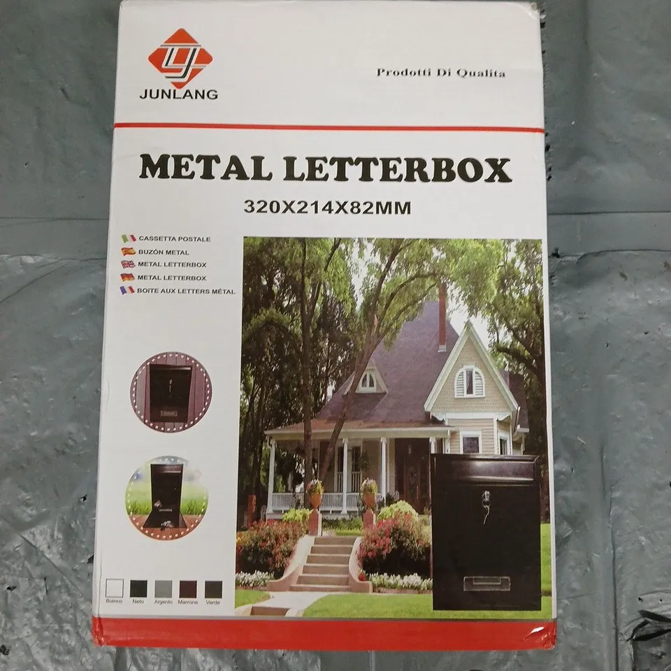 BOXED JUNLANG METAL LETTERBOX 