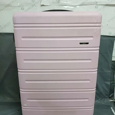 ROCK LISBON LARGE SUITCASE PINK - COLLECTION ONLY