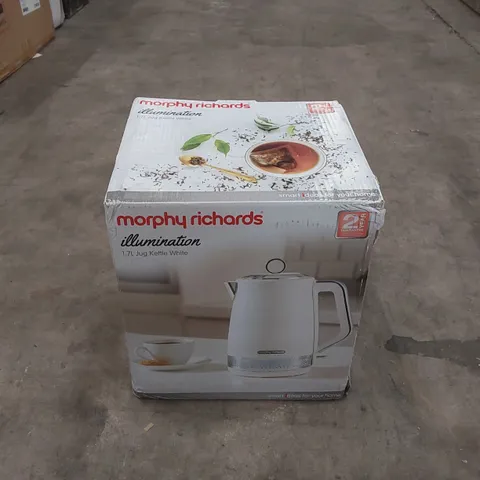 BOXED MORPHY RICHARDS ILLUMINATION 1.7L JUG KETTLE 