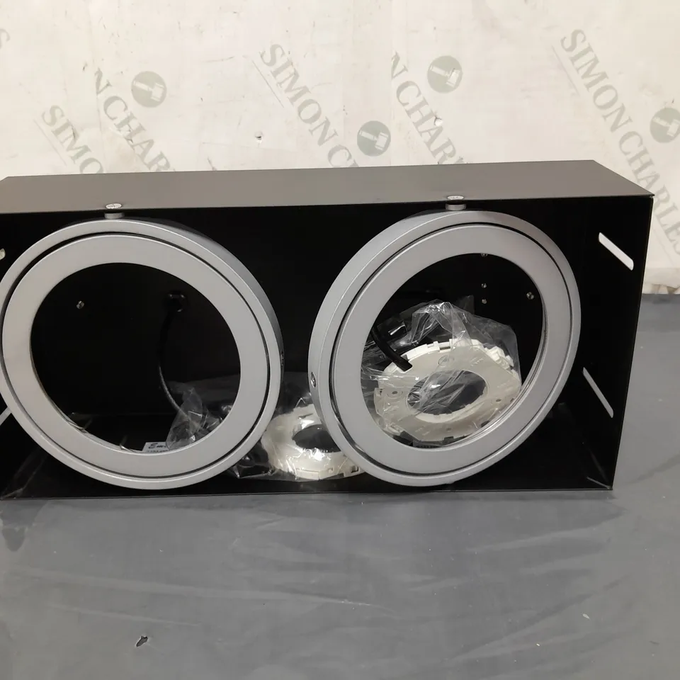 EMCOLITE CFL AR111 TRIMLESS DOWNLIGHT GREY
