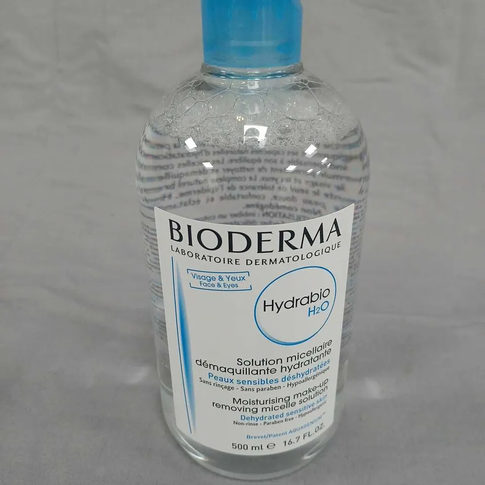 TWELVE BIODERMA HYDRABIO H2O MICELLAR WATER FOR FACE & EYES, 500 ML