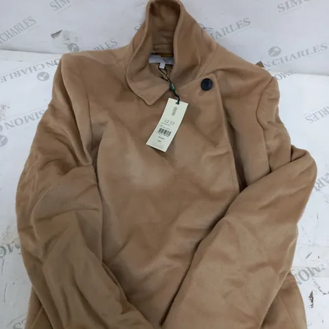 HOBBES LONDON LIVA WOOL COAT IN CAMEL SIZE 16