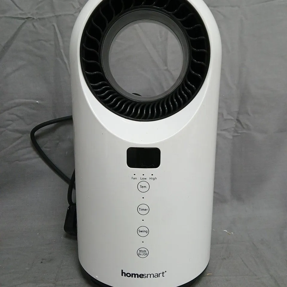 HOMESMART 2-IN-1 WIDE-ANGLE HEATER FAN – BOXED