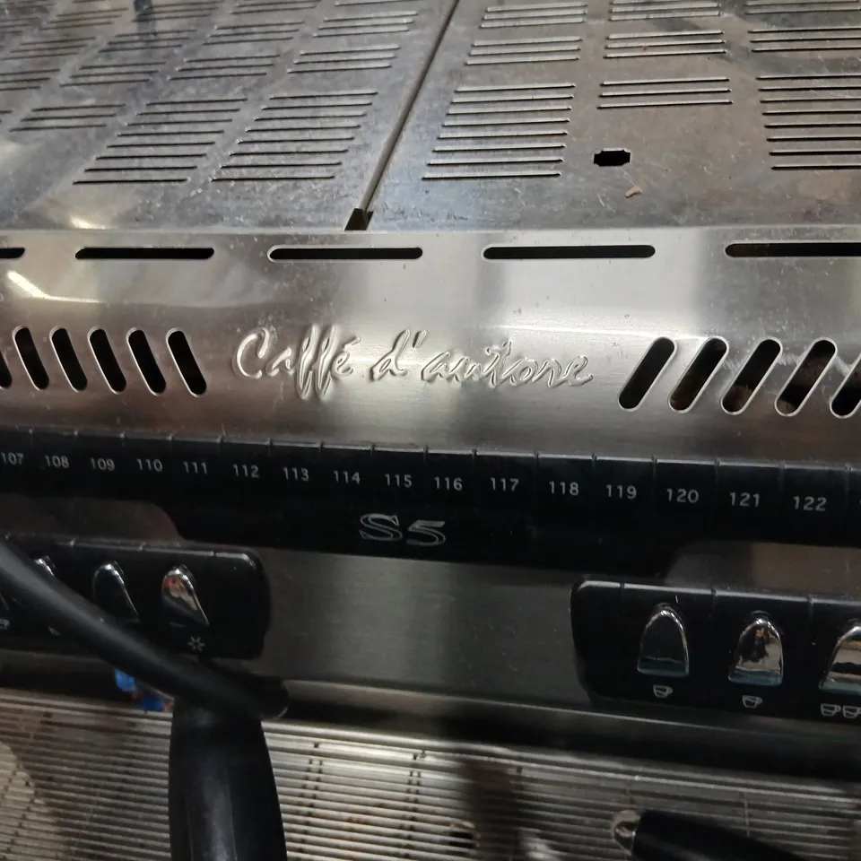 CAFFE D'AUTORE COMMERCIAL ESPRESSO MACHINE – S5, TWO‑GROUP, STAINLESS STEEL