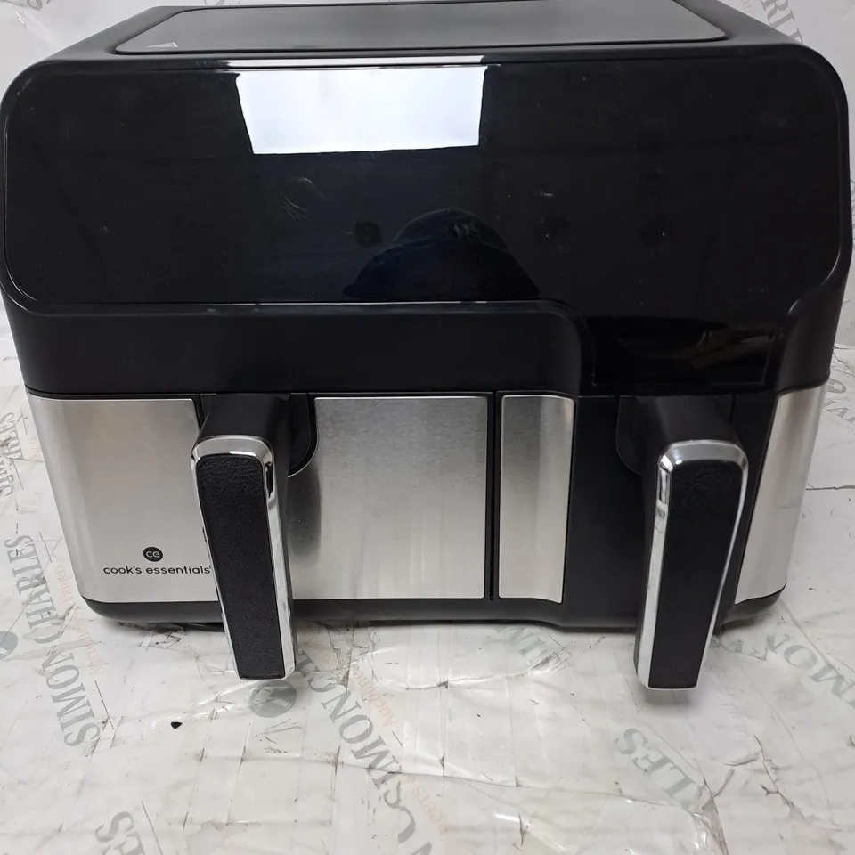 COOK'S ESSENTIALS 7.7L DUAL AIR FRYER 
