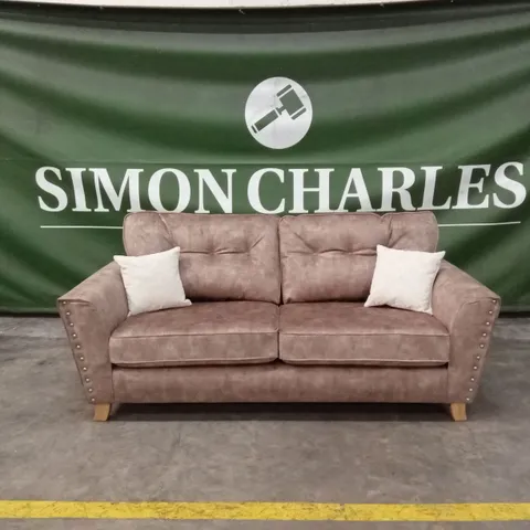 AMAYA FABRIC 3 SEATER SOFA