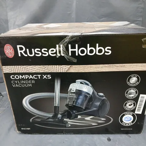 BOXED RUSSELL HOBBS RHCV1611 COMPACT XS CYLINDER VACUUM