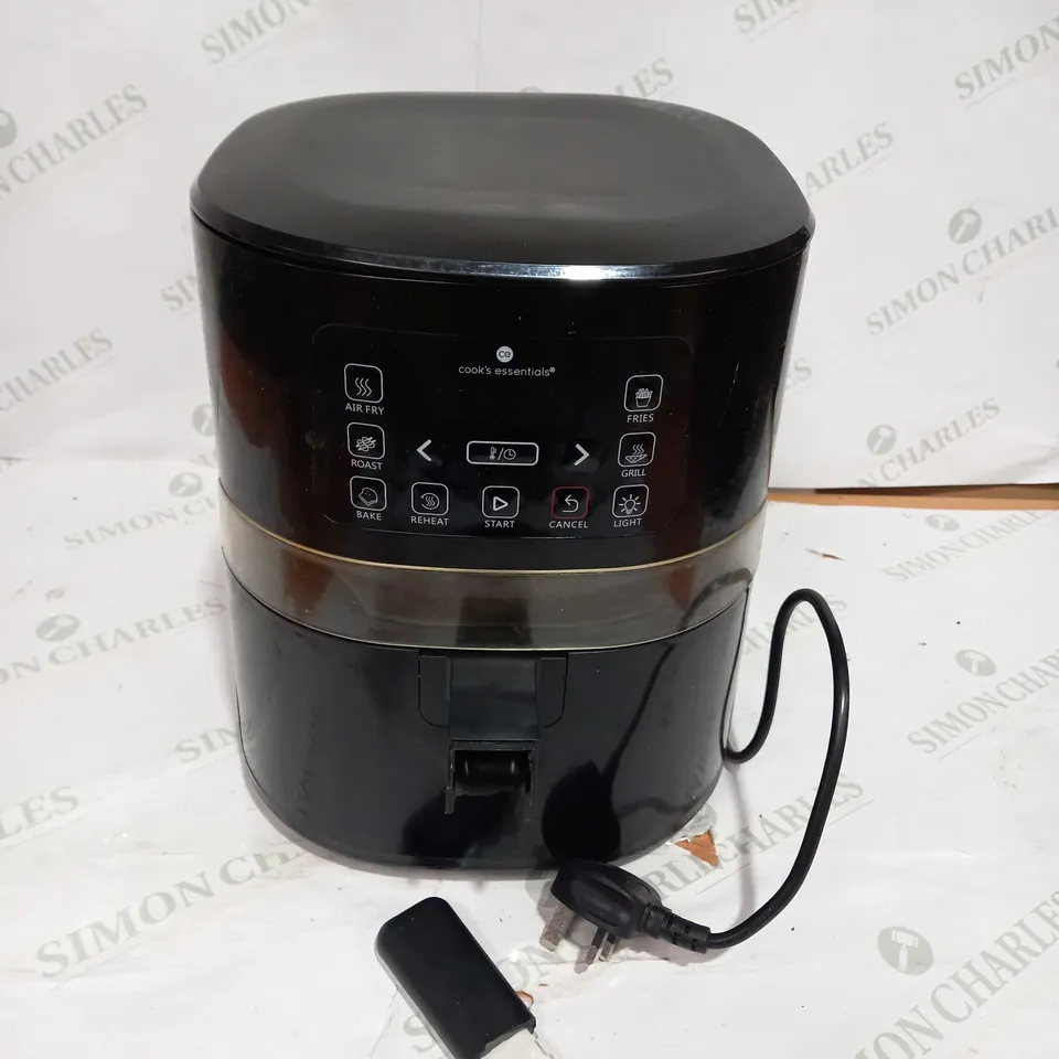 COOK'S ESSENTIALS 4.0L AIR FRYER - BLACK