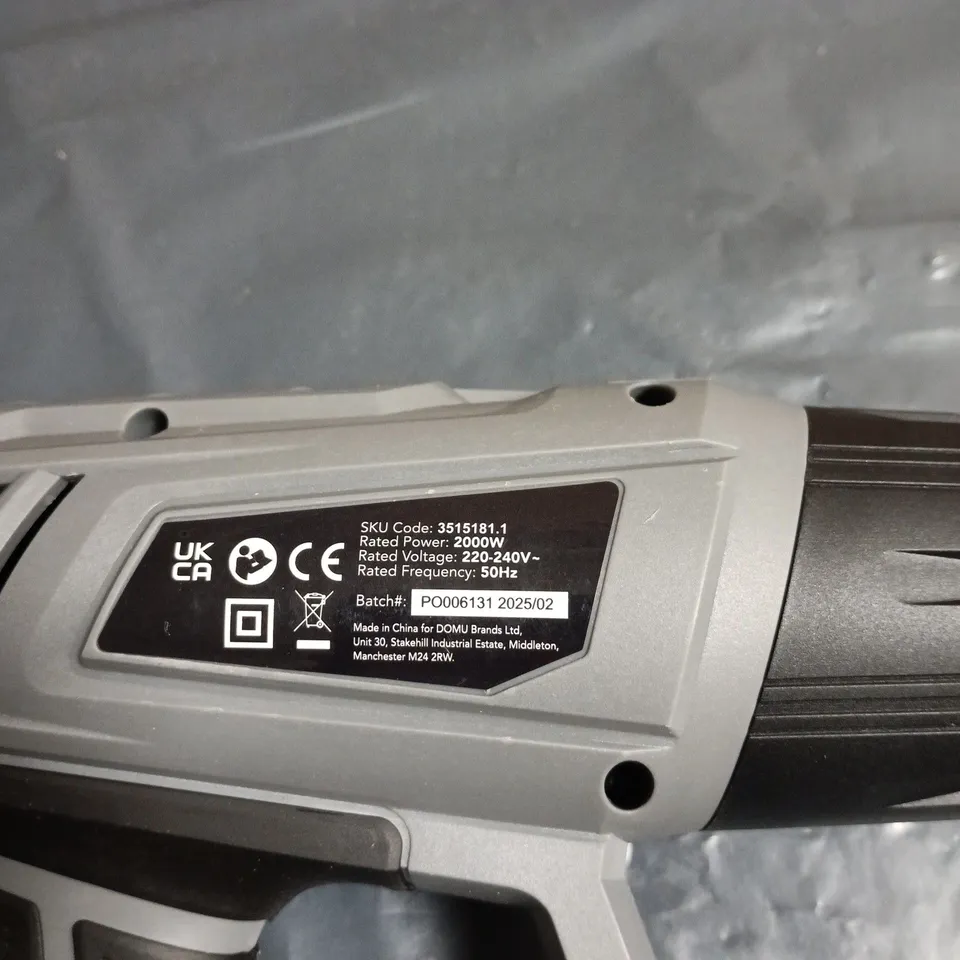 VONHAUS HEAT GUN TOOL UNBOXED