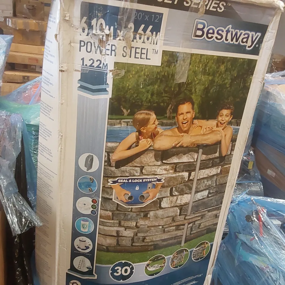 BOXED BESTWAY COMFORT JET SERIES 20' X 12' POOL (2 BOXES)