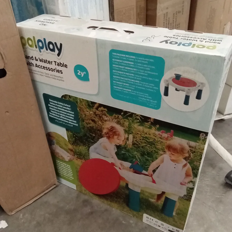 BOXED PALPLAY SAND & WATER PLAY TABLE (1 BOX)