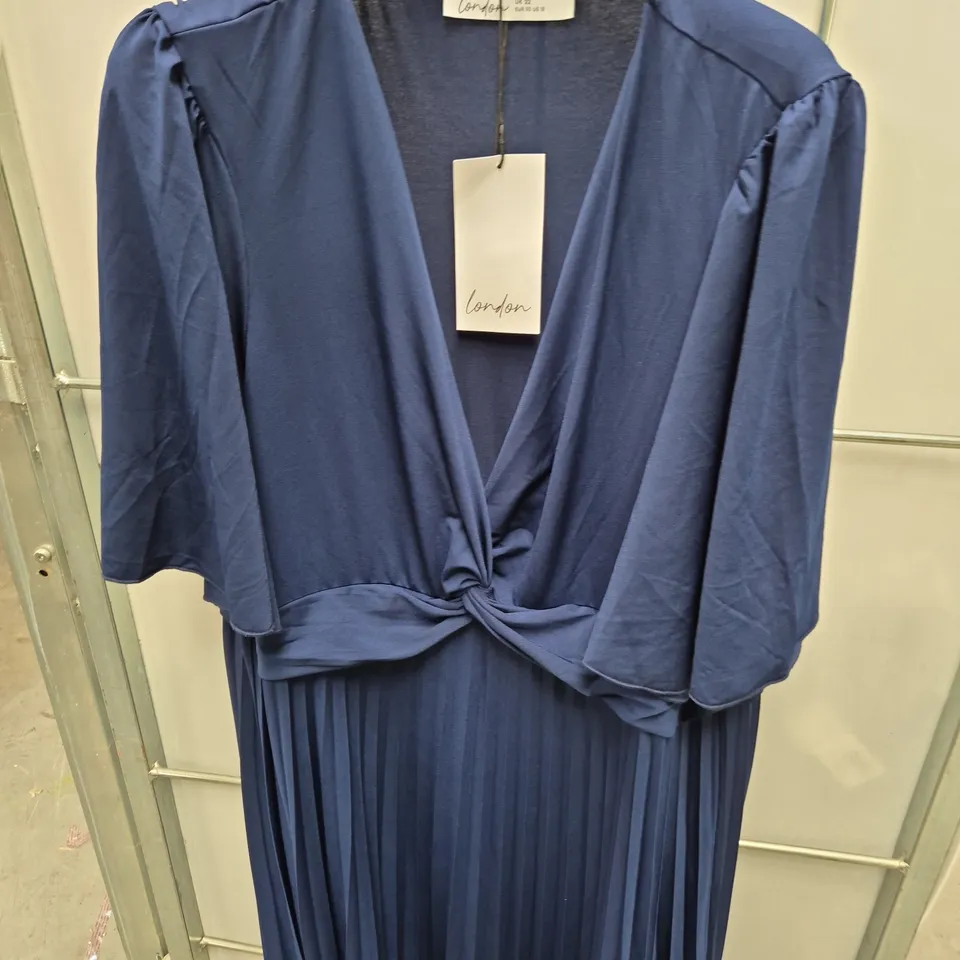 LONDON BLUE DRESS – UK 22 (EU 50 US 18) – WOMEN'S CLOTHING