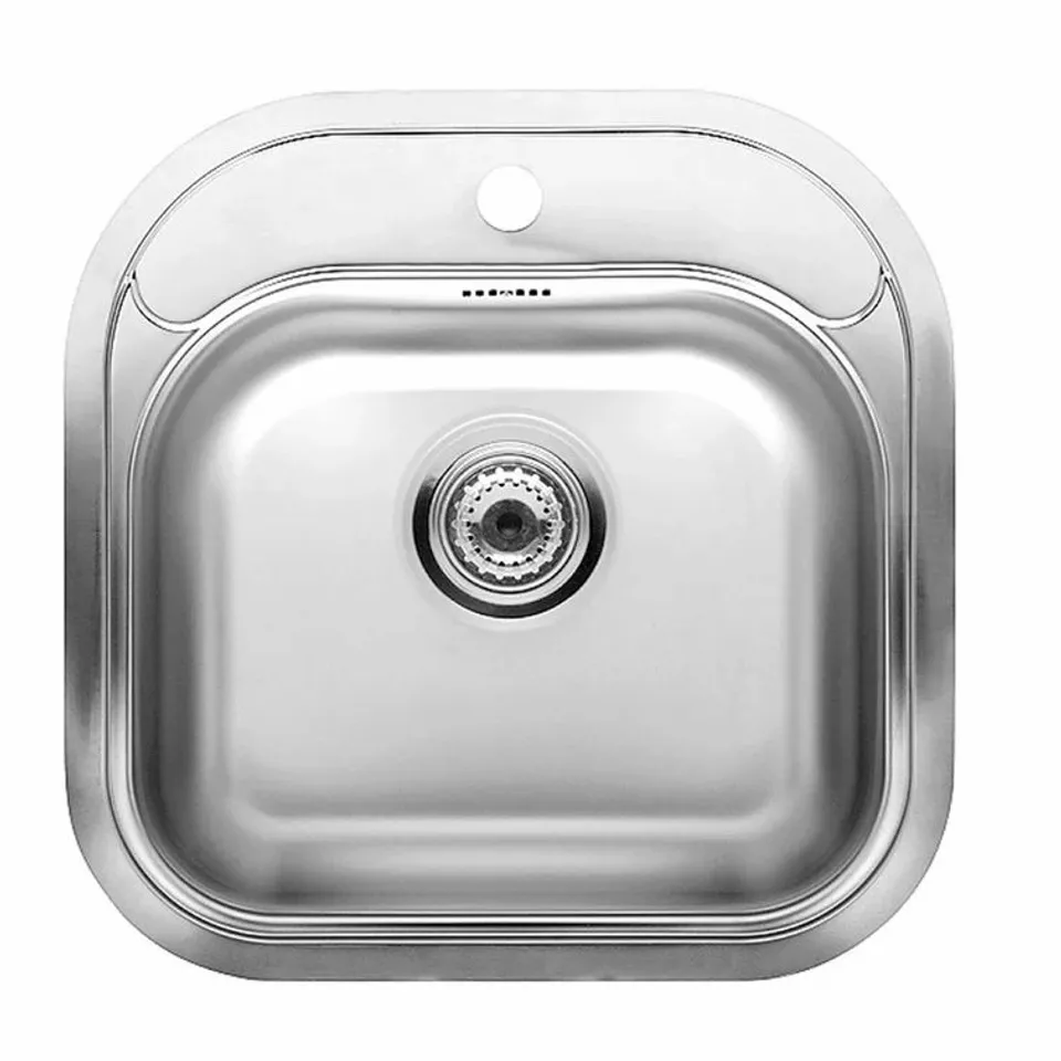 BOSTON SINGLE BOWL INSET KITCHEN SINK COLOUR BLACK 