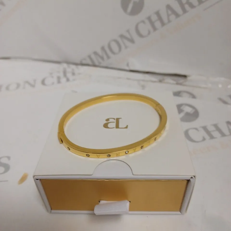 ABBOTT LYON PERSONALISED 'CLARA' CRYSTAL NAME BANGLE 