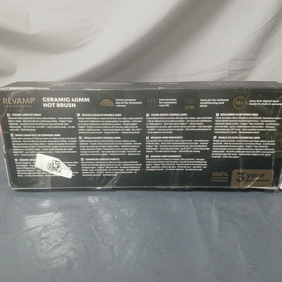 REVAMP CERAMIC 40MM HOT BRUSH BOXED